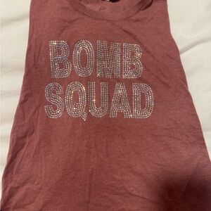 Cheer Extreme C4 bombsquad cropped practice tank